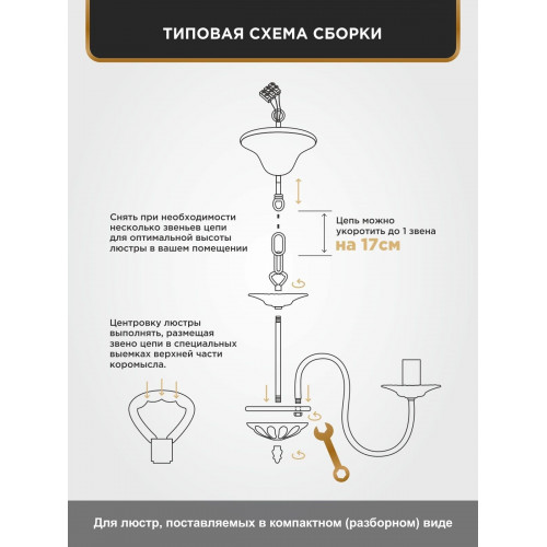 Люстра с птичками с хрусталем подвесная 5 абажуров черная S1299-5 Петрасвет